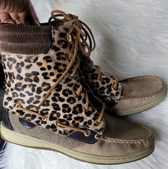 Sperry top- spider high tops - Picture 7 of 9